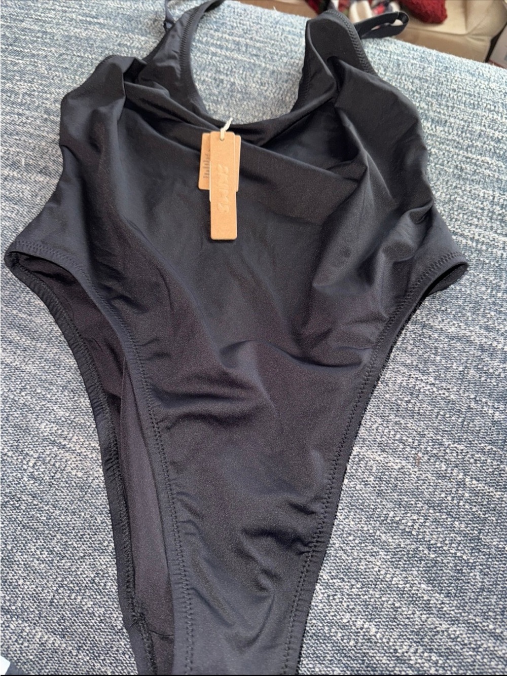 Skims scoop neck one piece swimsuit